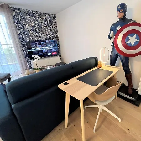 6 Pers Val D'europe - Disneyland Paris - Captain America Apartment Chessy (Seine-et-Marne)